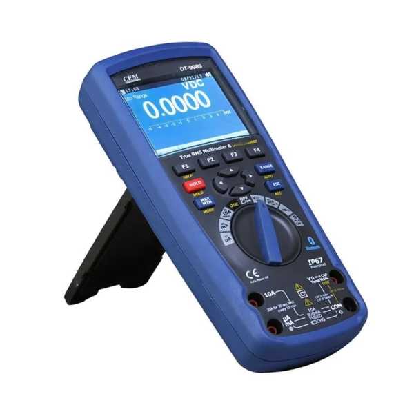DT-9989 Мультиметр-осциллограф, профессиональной цветной цифровой