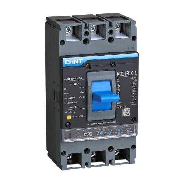 Выключатель автоматический 3п 800А 70кА NXMS-1000H с электрон. расцеп. CHINT 845707