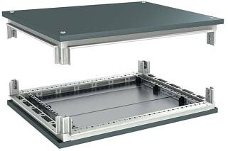 Комплект крыша и основание, для шкафов CQE, 1200 x 500 мм R5RKTB125