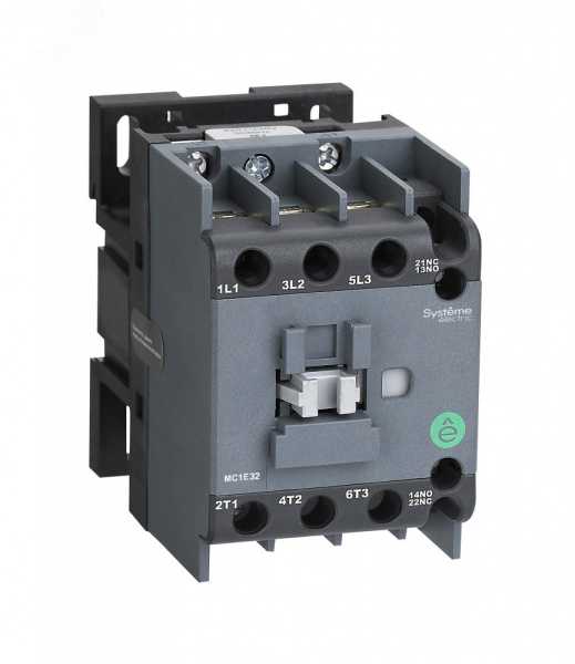 КОНТАКТОР MC1E 3P 32A НО+НЗ 110V 50/60ГЦ (LC1E3210F5) MC1E32F7