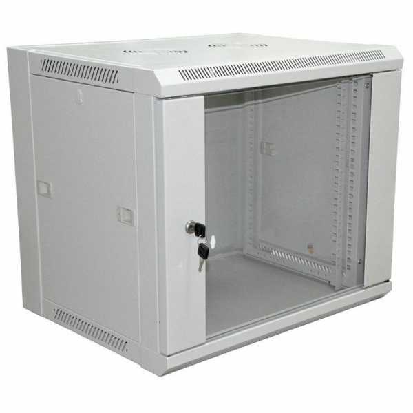 Шкаф настенный 19&amp;amp;quot; 12U 600450635мм (ШxГxВ) - передняя дверь стекло, боковые стенк 04-2202