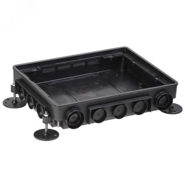 Коробка напольная ONFLOOR 24 модуля KNU-80-16-PA-9011