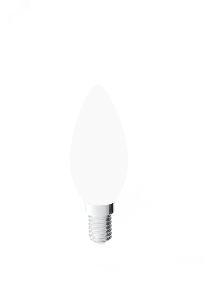 Лампа Filament Свеча 9W 610lm 4100К Е14 milky диммируемая LED 1/10/50 103201209-D