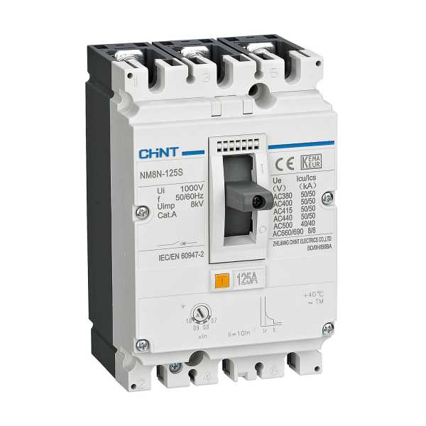 Авт. выкл. защиты двигателя NM8N-125C M 16А 36кА 3P (R) 271831