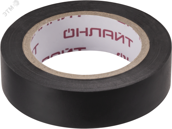 Изолента ОНЛАЙТ 71 674 OIT-B15-10/BL черная 22023