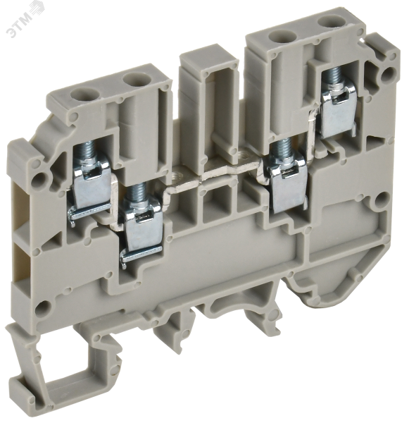 Колодка клеммная CTS-MC 4 вывода 4мм2 серая YCT12-00-4-K03-004