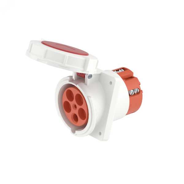 Розетка панельная с наклоном IP67 63A 3P+E+N 400В DIS4156367
