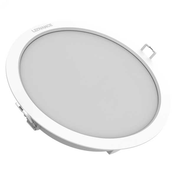 Светильник светодиодный Eco Class Downlight DL 865 WT 13Вт 6500К IP44 1235лм ДВО даунлайт кругл. встраив. ультратонкий 4058075644250