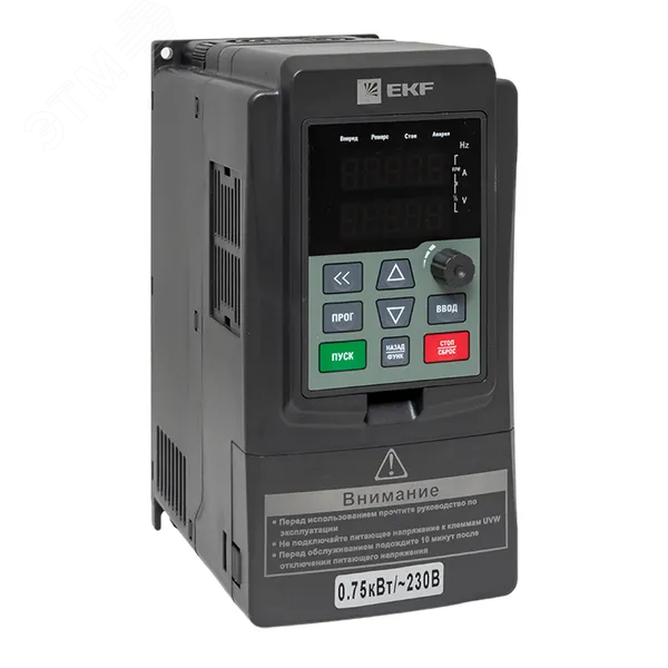 Преобразователь частоты 0.75/1.5кВт 1х230В VECTOR-100 PROxima VT100-0R7-1B