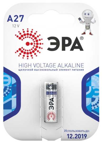 Батарейки A27-1BL SUPER Alkaline (40/160/19200) C0038442