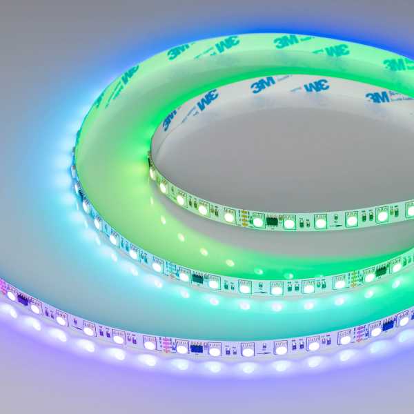 Лента DMX-B72-10mm 24V RGB-PX6 (16 W/m, IP20, 5060, 5m) 037869
