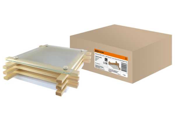 Светильник НПБ 01-2х60-111 УХЛ4 &amp;amp;quot;Бонсай-1&amp;amp;quot; сосна 2х60Вт IP20 (330х330х85) SQ0303-0401
