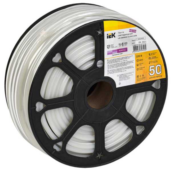 Лента LED &amp;amp;quot;неон&amp;amp;quot; 50м LSR-2835P120-9,6-IP67-220В LSR5-9-120-67-0-50