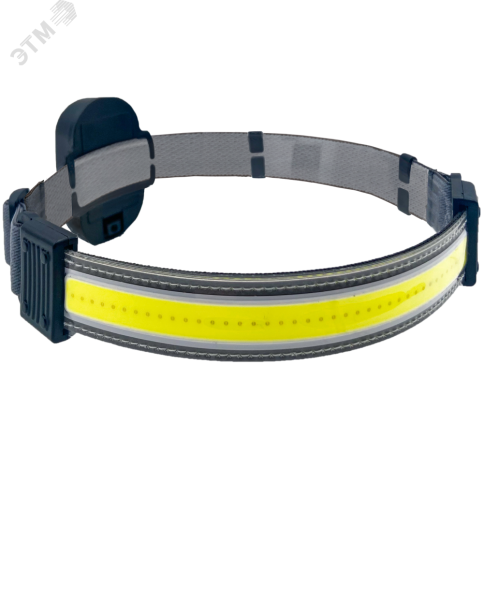 Фонарь налобный 5Вт COB LED 3xAAA корпус ABS-пластик встроенный регулируемый эласт. ремешок KOC521B