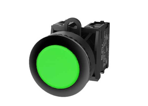Кнопка плоская (зеленая) TS2530-0AL20-S20