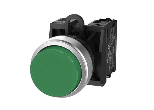 Кнопка выпуклая (зеленая) TS2520-0BL20-R10