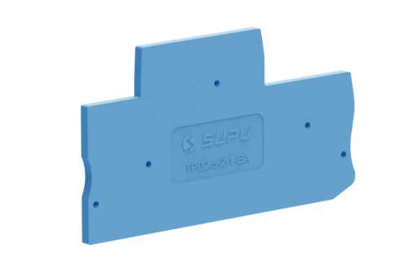 Торцевая крышка TPD2.5-2-1-BU-EA