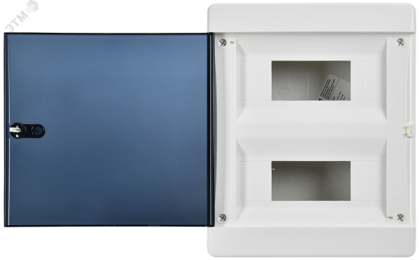 Корпус пластиковый ЩРВ-П-18 IP41 черн. прозр. дверь UNION Compact IEK UIC-KP12-V-18-41-K01
