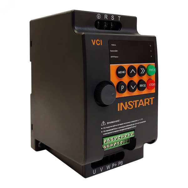 Преобразователь частоты VCI-G0.75-2B 0.75кВт, 4.0А, 1Ф, 220В-15%, 50Гц/60Гц, IP20 00110200