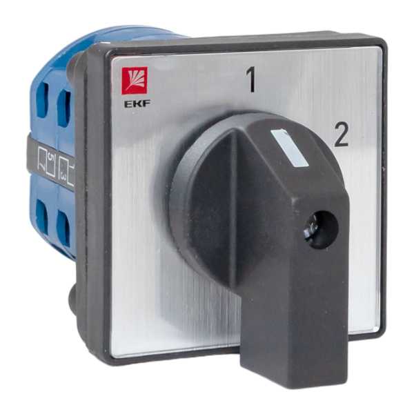 Переключатель кулачковый ПК-1-52 10А 2P &amp;amp;quot;1-2&amp;amp;quot; PROxima pk-1-52-10