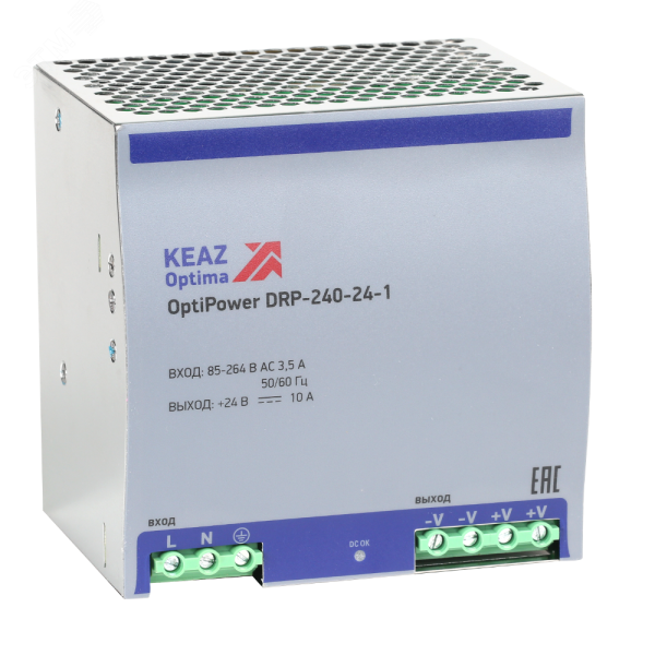 Блок питания OptiPower DRP-240-24-1 284549