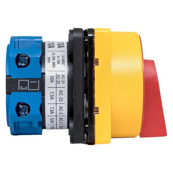 Переключатель кулачковый ПК-1-12 10А 2P &amp;amp;quot;0-1&amp;amp;quot; с блокировкой IP65 PROxima pk-1-12-10-a65