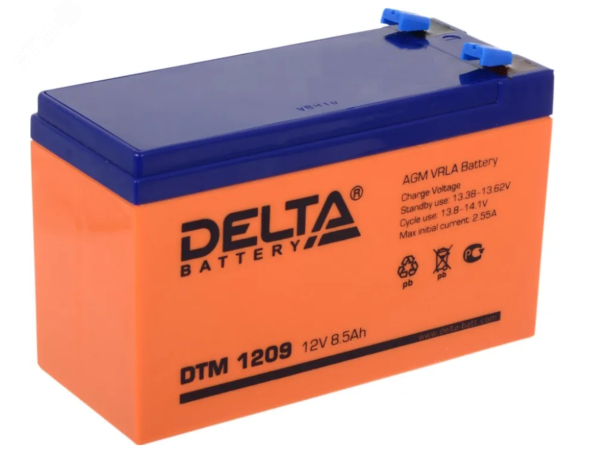 Аккумулятор UPS 12В 9А.ч DTM 1209