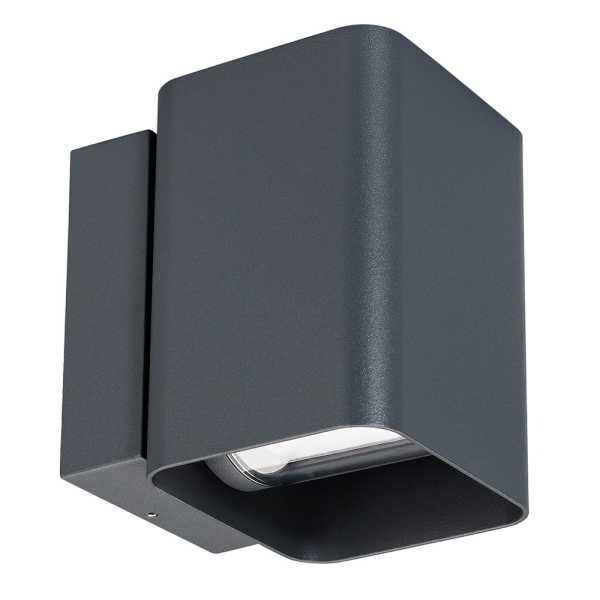 Светильник LGD-WALL-VARIO-S104x129-2x6W Day4000 (GR, 1-80 deg) 029794