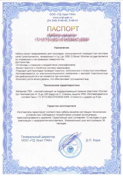 Кабель-канал 80х40 L2000 с двойным замком пластик КК-19080040-024