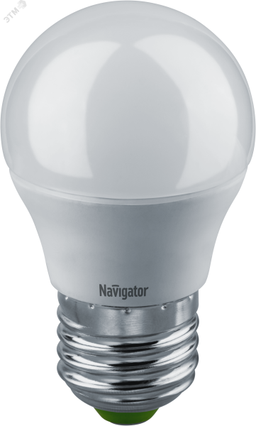 Лампа светодиодная LED 7вт Е27 диммируемая теплый шар 18742