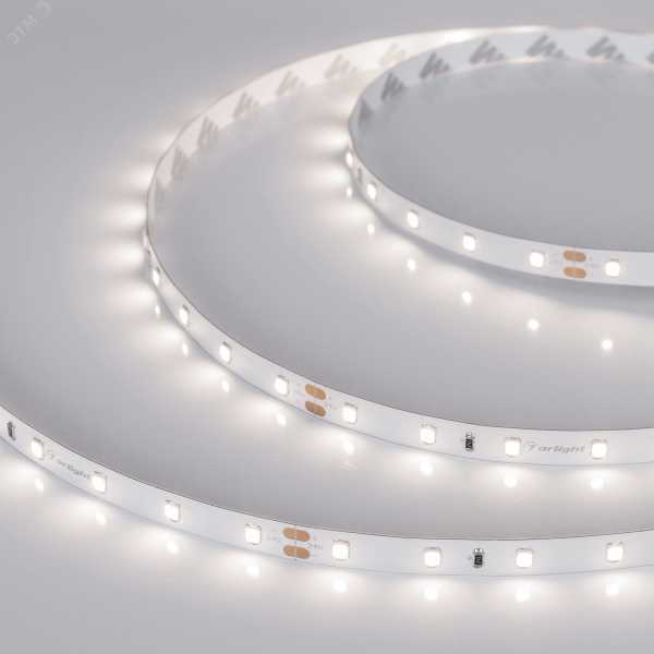 Лента светодиодная RT-A60-8mm 24V Day 4000К 4.8Вт/м IP20 2835 открыт. (уп.5м) 016144(2)