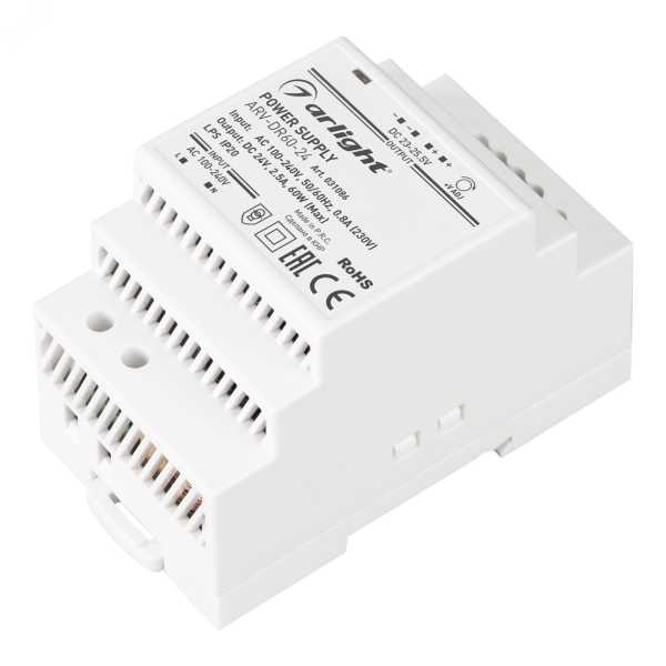 Блок питания ARV-DR60-24 (24V, 2.5A, 60W) 031086