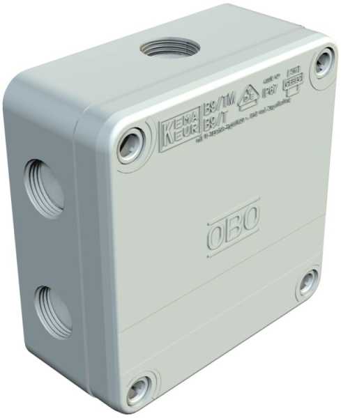 Распределительная коробка B9/T, 110x110x50 мм (Резьба M20) IP67B 9 T M 2001853