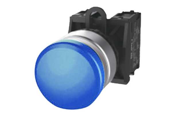 Кнопка грибовидная (синяя) TS2520-0EM40-R10