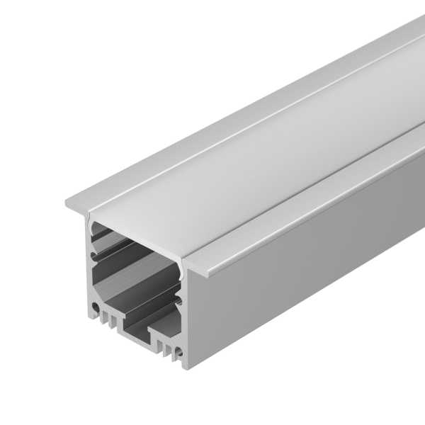Профиль с экраном SL-LINIA49-F-2500 ANOD+OPAL 020469