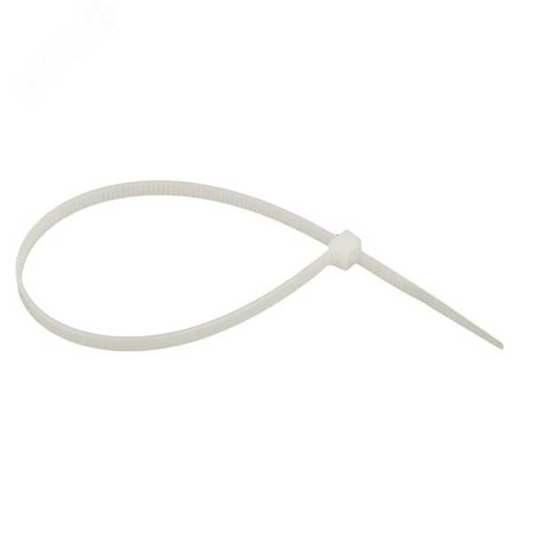 Хомут кабельный 3.6х180 нейл. бел. (уп.100шт) plc-c-3.6x180