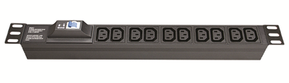 Блок распределения питания (PDU) 19&amp;amp;quot;10A с автоматом 1P, Вых:8 C13, Вх:C14 R519IEC8CBC14