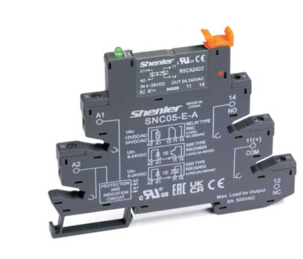 Реле с колодкой RSCA24D2+SNC05-E-A