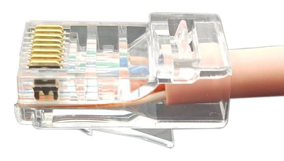 Разъем легкой оконцовки PLEZ-8P8C-U-C6-100 RJ-45 (8P8C) под витую пару кат.6 (50 µ&amp;amp;quot;/ 50 микродюймов) универс. (для ож и мж кабеля) (уп.100шт) 403343