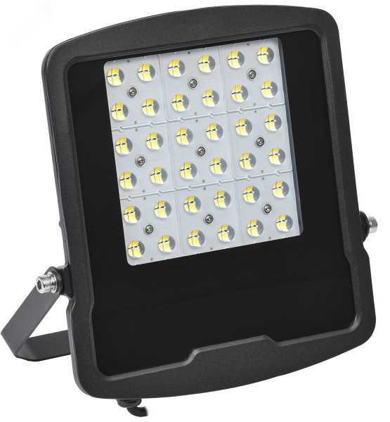Прожектор LED СДО 08-100 PRO 40х90град 5000К IP65 черный LPDO8-01-100-40-90-50-K02