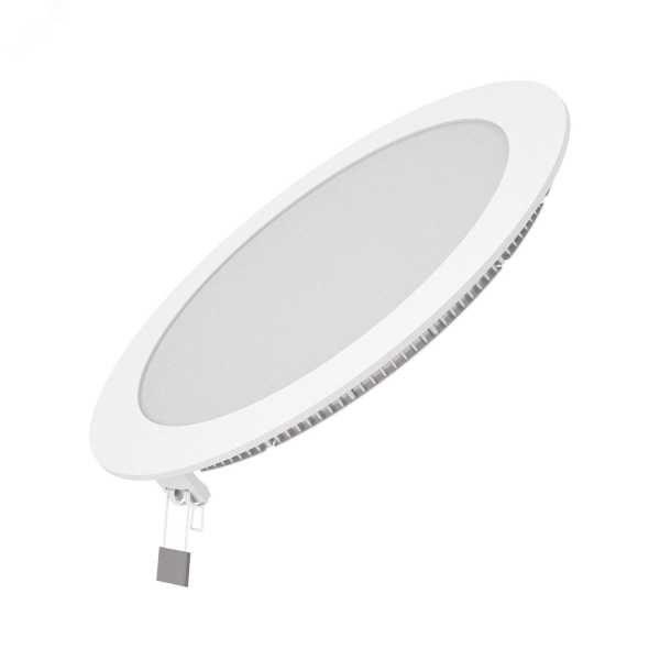Светодиодный встраиваемый светильник ультратонкий круглый IP20 18W 4100K 1/20 (к 939111218