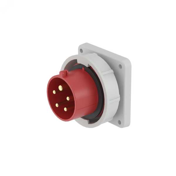 Вилка панельная прямая IP67 32А 3P+E+N 400В DIS2483297