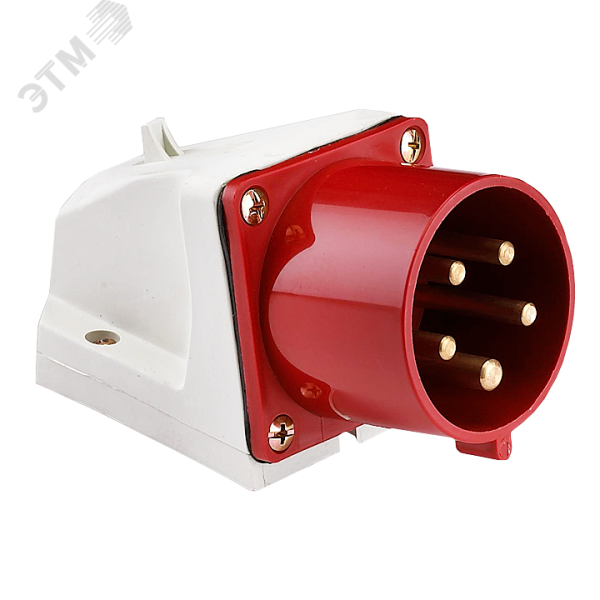Вилка стационарная 515 3Р+РЕ+N 16А 380В IP44 PROxima ps-515-16-380