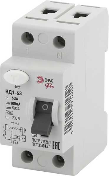 УЗО PRO NO-902-31 ВД1-63 2P 63А 100мА Б0031878