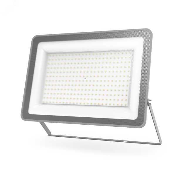Прожектор светодиодный Qplus 200 W 24000 lm IP65 6500K графитовый серый 1/2 690511200