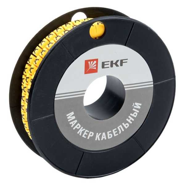 Маркер кабельный 6,0 мм2 &amp;amp;quot;A&amp;amp;quot; (350 шт.) (ЕС-3) EKF PROxima