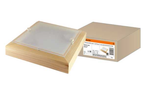Светильник НПБ 02-2х40-111 УХЛ4 &amp;amp;quot;Киото-1&amp;amp;quot; сосна 2х40 Вт IP20 (270х270х75) SQ0303-0405