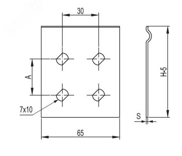 Пластина соединительная GTO H100 37305R
