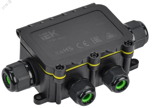 Коробка распред. герметичная WTP-405 6 вводов IP68 UWB10-X-450-41-06-68