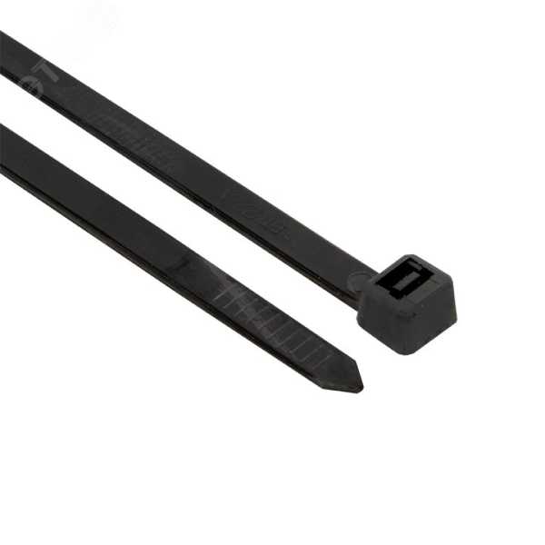 Хомут кабельный 2.5х200 нейл. черн. (уп.100шт) plc-cb-2.5x200
